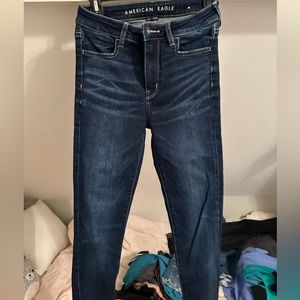 Dark wash American Eagle jeans. Look brand new.